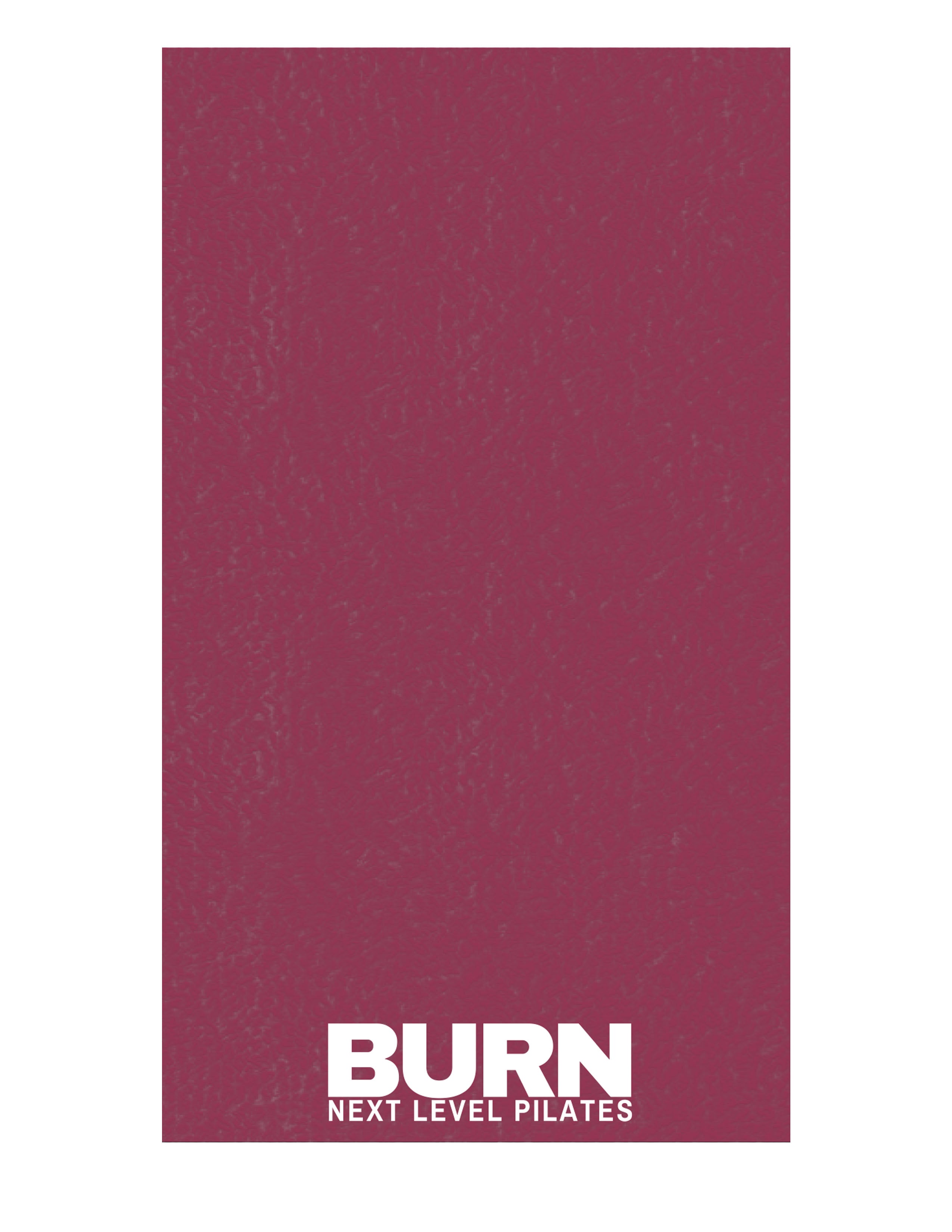 The Gym Towel - Berry - Burn Next Level - Bottom Stacked - Embroidered - White - The Gym Towel Bag-  Black - Center Body - Printed - White