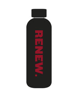 The Water Bottle - Black - Renew - Vertical - Red