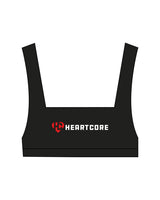 The Box Cut Bra - Black - HeartCore - Center Chest - Printed - Full Color