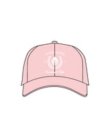 The Dad Hat - Pink - Rumble - Center Tear & Leaf - Back Fall Church - White