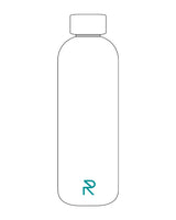 The Water Bottle - White - Reform Studios - Center Bottom - Printed - Teal