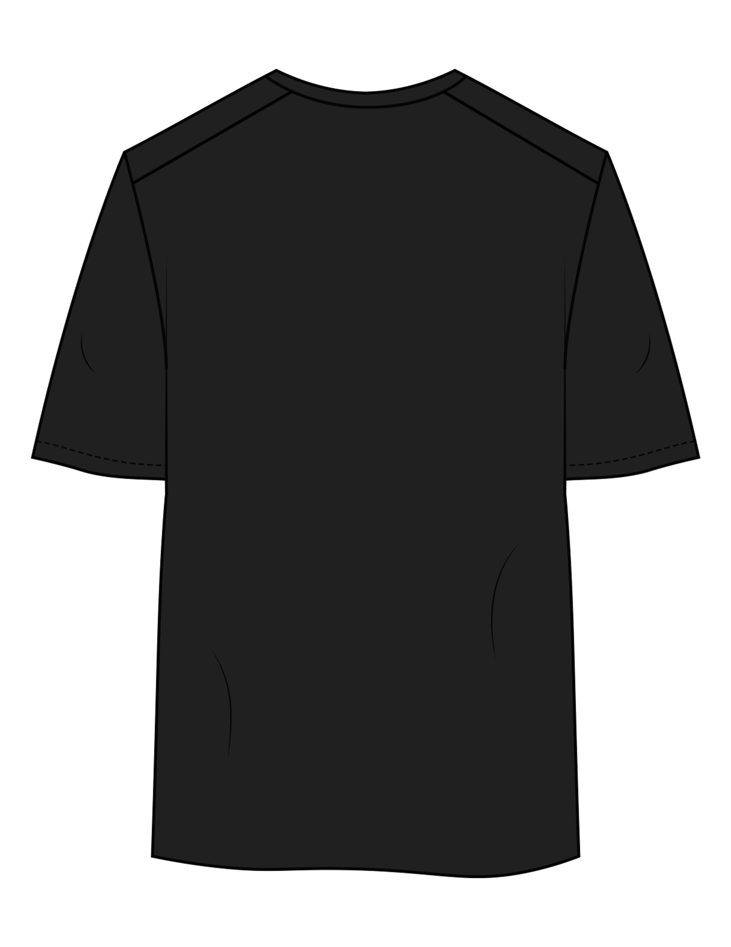 The Mens Active Tee - Black - Peachy Glow - Left Chest - Printed - Pink