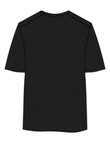 The Mens Active Tee - Black - Peachy Glow - Left Chest - Printed - Pink