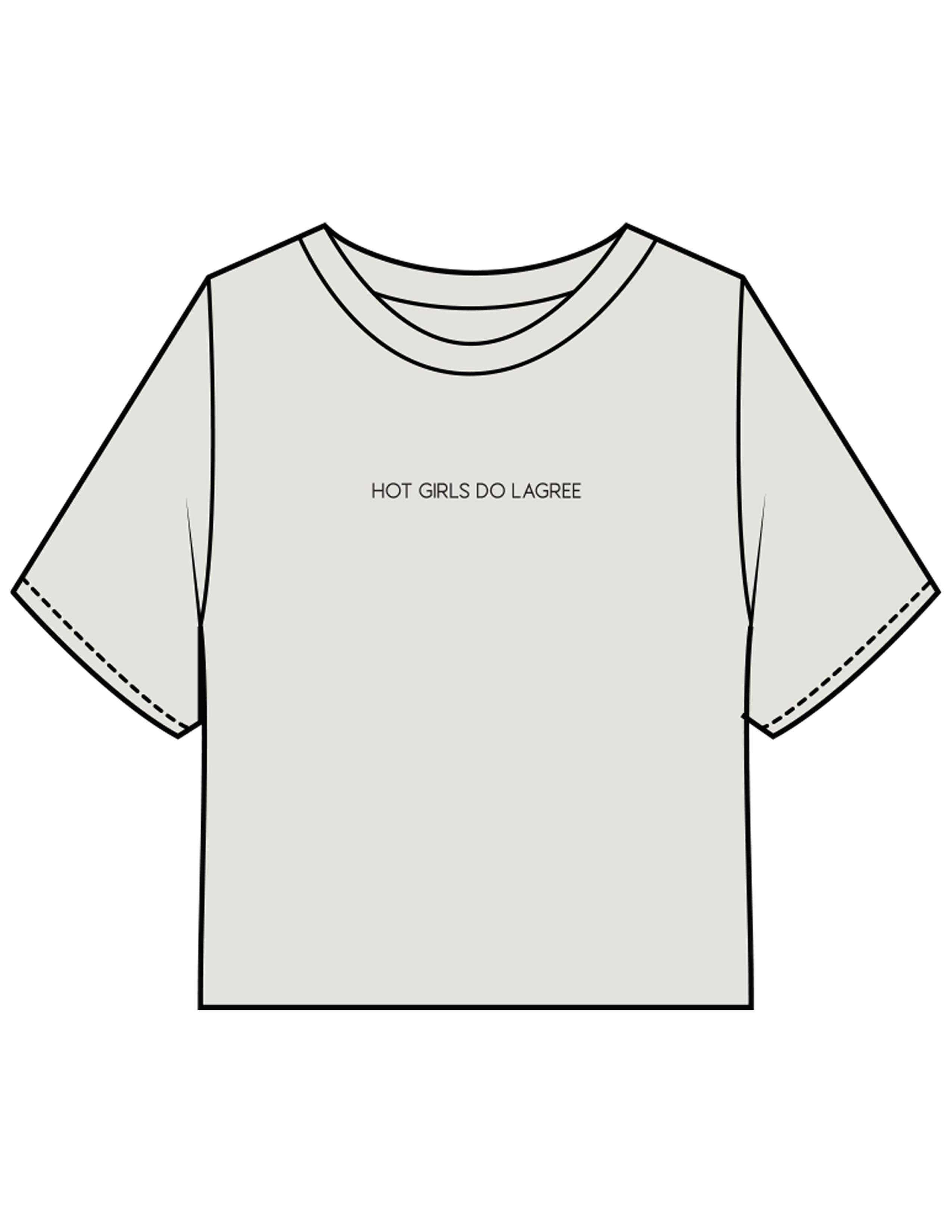 The Heavyweight Crop Tee - Washed Bone - Core Reform - Center Chest & Back Neckline - Embroidered - Black