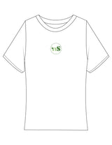 The Baby Tee - White - NSpiers - Center Chest Round - Printed - Full Color