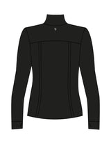 The Womens Zip Jacket - Black - Club Ready - Left Chest & Back Neckline - Printed - White