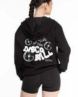 The Recycled Unisex Zip Hoodie - Black - Activate House - Right Chest & Full Back Center - White