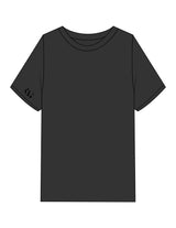 The Mens Heavyweight Tee - Washed Black - RAG Collaborative - Right Sleeve - Embroidered - Black