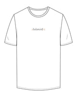 The Mens Tee - White - Balanced Self - Center Chest & Full Back - Printed - Full Color