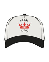 The Canvas Cap - Natural / Black - Royal Training Club - Center Crown Stacked - Printed - Full Color