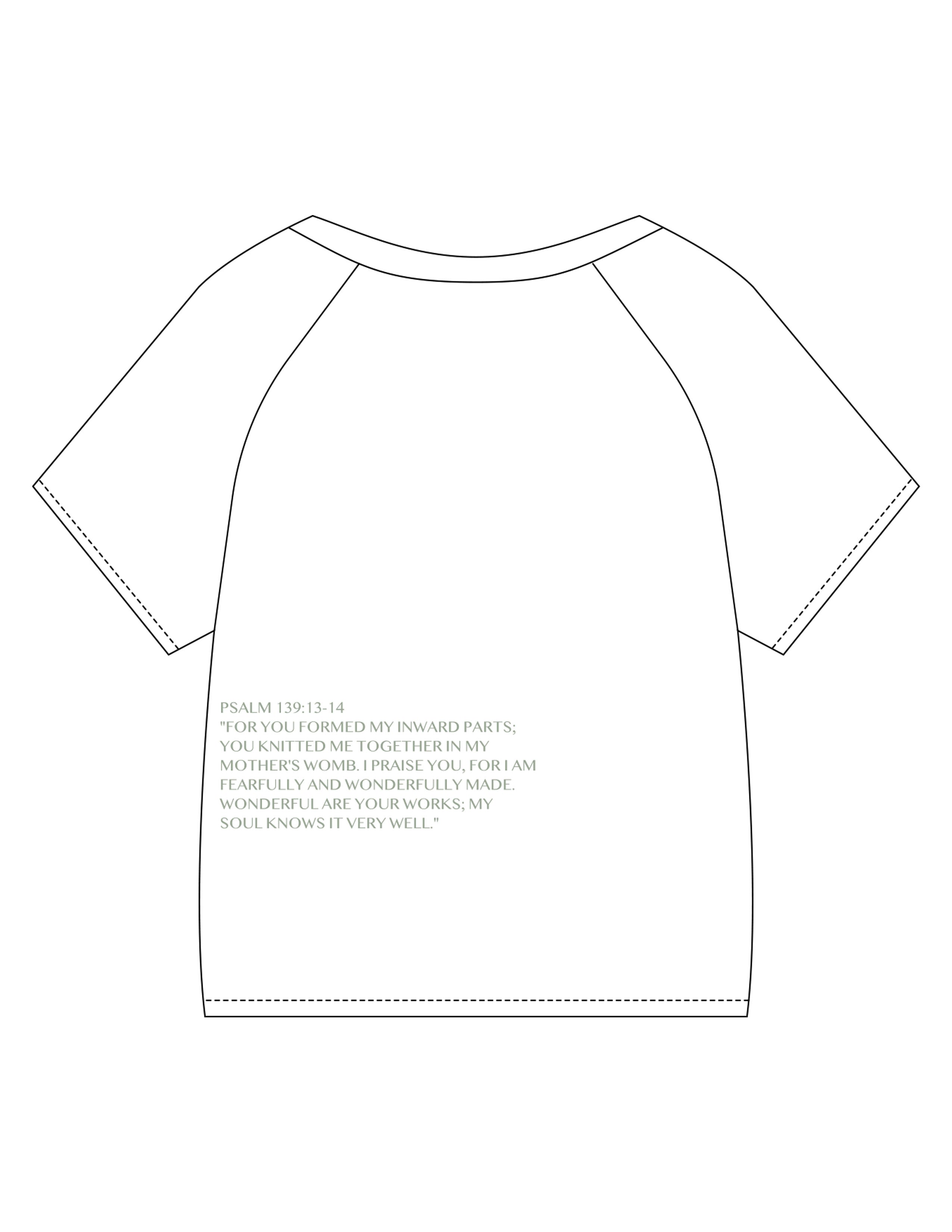 The Kids Tee - White - Bali Beach Co - Center Chest & Back Stacked - Printed - Full Color