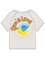 The Kids Heavyweight Tee - Washed Bone - Core Allure Pilates - Left Chest & Back Image - Printed - Full Color
