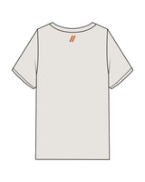 The Mens Heavyweight Tee - Washed Bone - Blenders - Center Chest Stacked & Back Neckline - Printed - Gold