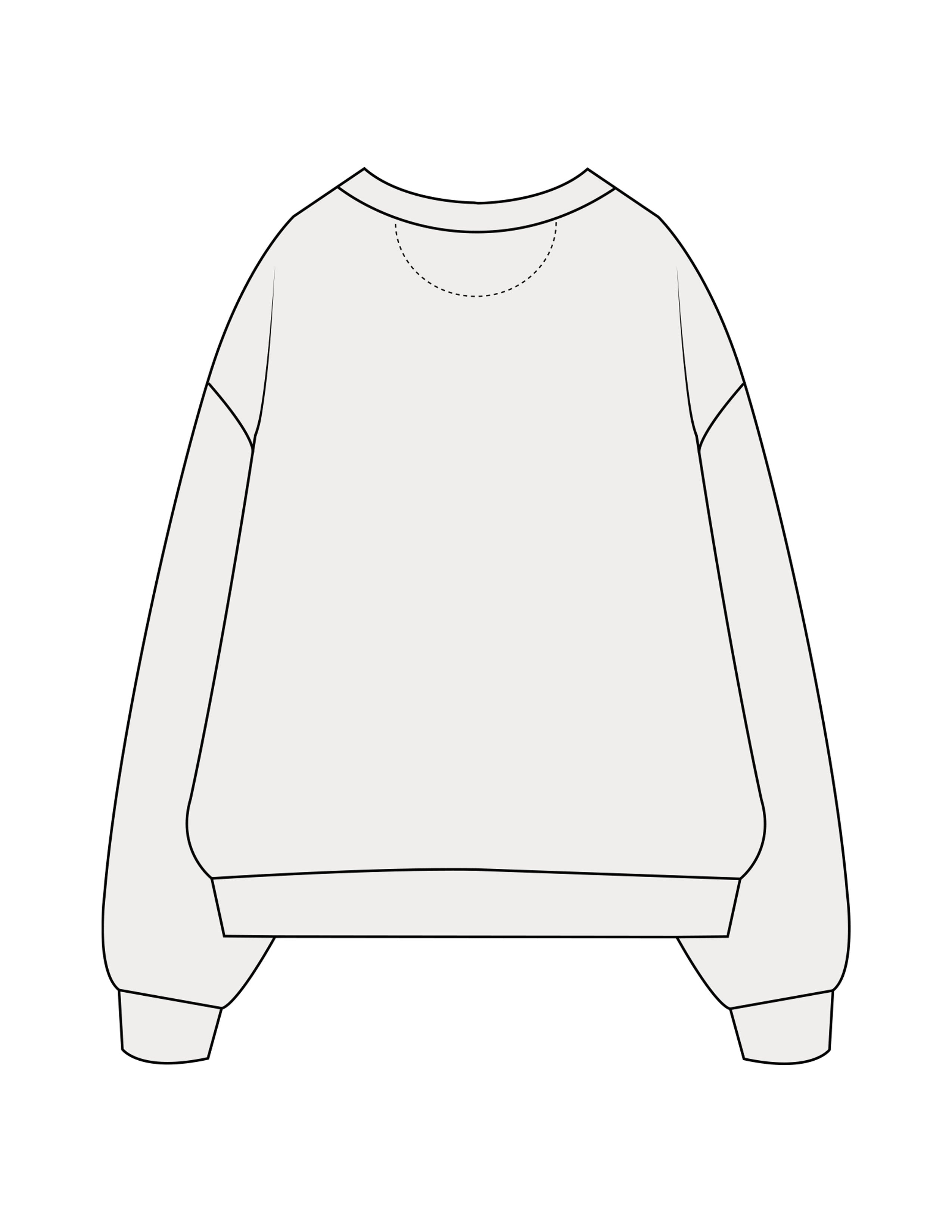 The Midweight Unisex Crewneck - Washed White - Reiner Pump Systems - Center Chest Stacked - Printed - Full Color