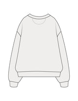 The Midweight Unisex Crewneck - Washed White - Reiner Pump Systems - Center Chest Stacked - Printed - Full Color