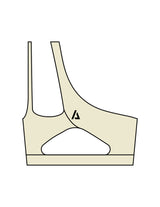 The One Shoulder Bra - Beige - ALTORA - Center Back Icon - Printed - Black