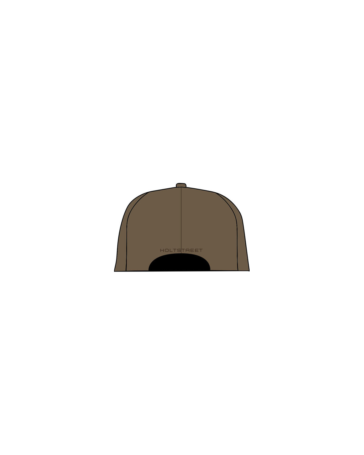 The Canvas Cap - Walnut - Holt Street - Center Crown & Back - Embroidered - Tone on Tone