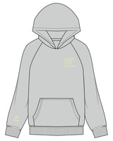 The Womens Hoodie - Storm - Activate House - Left Chest Stacked & Right Wrist - Printed - Light Green