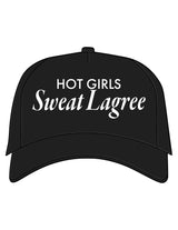The Foam Trucker - Black - Hi Power - Center Crown Stacked - Printed - White
