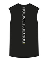The Mens Classic Tank - Black - Body Restoration - Left Chest Stacked & Back Center Spine - Printed - Full Color