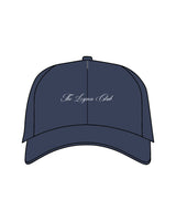 The Dad Hat - Navy - Lynn Club Social - Center - Cursive - White