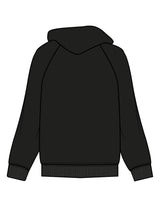 The Womens Hoodie - Black - Pilates Practice - Center Chest Stacked - Printed - White