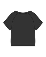 The Kids Heavyweight Tee - Washed Black - BTLR - Center Chest - Printed - Off White