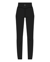 The Basic Legging - Black - EVERCORE - Back Center Waist - White