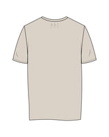 The Womens Tee - Bone - Mindful Movement - Chest Center & Back Neckline - Tone on Tone
