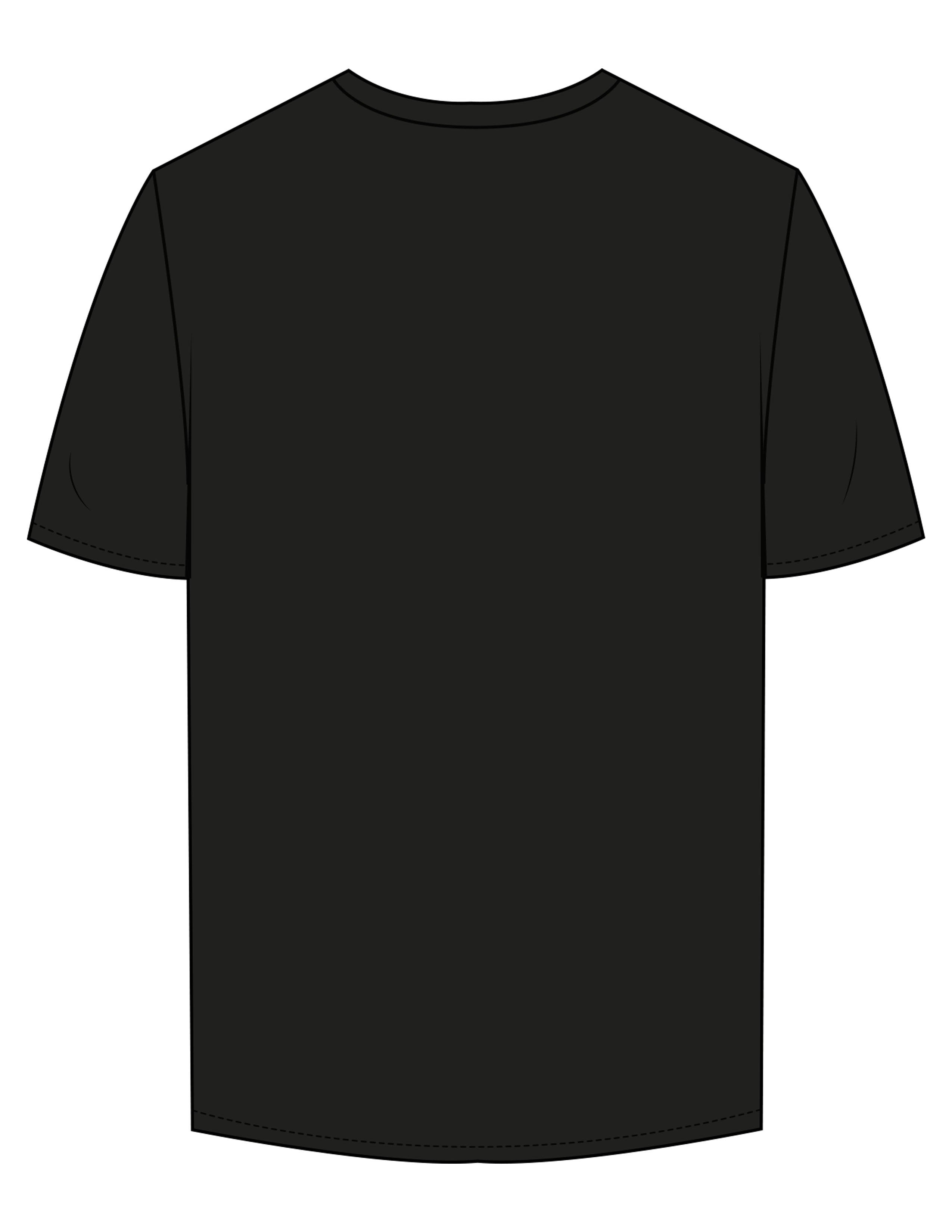 The Mens Active Tee - Black - Core Strong - Left Chest - Printed - Dark Green