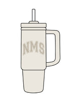 The Tumbler Cup - Off White - New Mom School - Center "NMS" - Tone on Tone