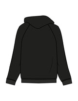The Recycled Unisex Zip Hoodie - Black - Lucky Penny - Left Chest - Embroidered - Off White