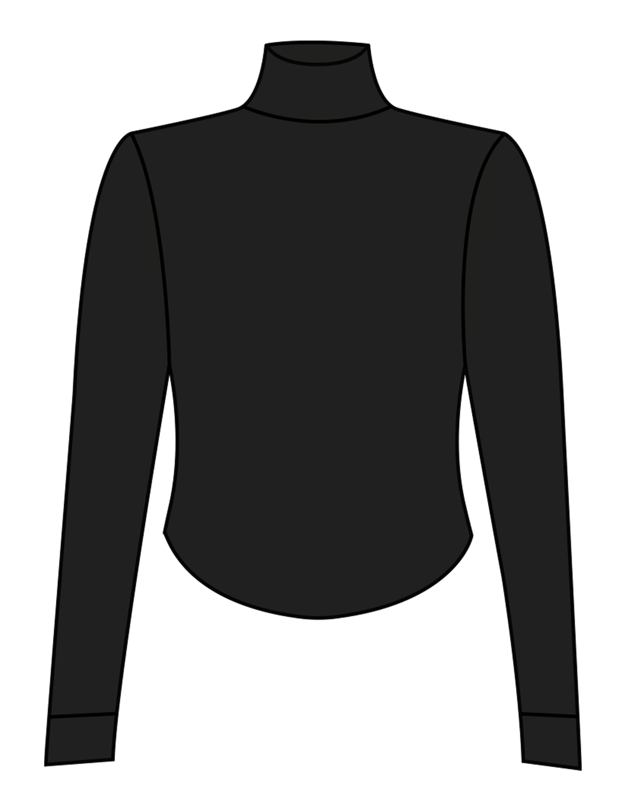 The 3/4 Crop Zip Jacket - Black - Movement Pilates Buffalo - Left Chest Stacked - Printed - White