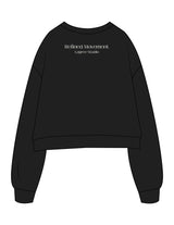 The Studio Crop - Black - Refined Movement - Center Chest Stacked & Back Stacked - Printed - Full Color