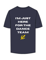 The Mens Tee - Midnight - UCSD Dance - Center Chest & Back Stacked - Printed - Full Color