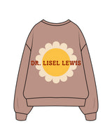 The Womens Crewneck - Clay - Lisel Lewis - Right Chest & Back Center - Full Color