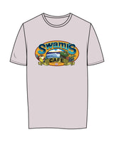 The Womens Tee - Orchid - Swamis Core - Center Chest Image - Printed - Full Color