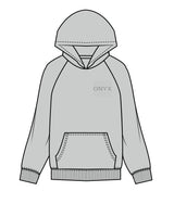 The Womens Hoodie - Storm - Onyx Fit - Left Chest - Tone on Tone