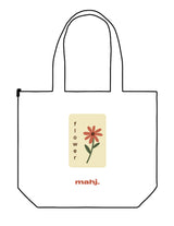 The Zipper Tote Bag - White - Barnes. The Label - Center Body - Printed - Full Color