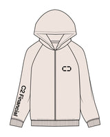 The Recycled Unisex Zip Hoodie - Polar - C2 Financial - Left Chest & Right Sleeve - Printed - Black