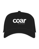 The Dad Hat - Black - Coar - Front Center Stacked - White