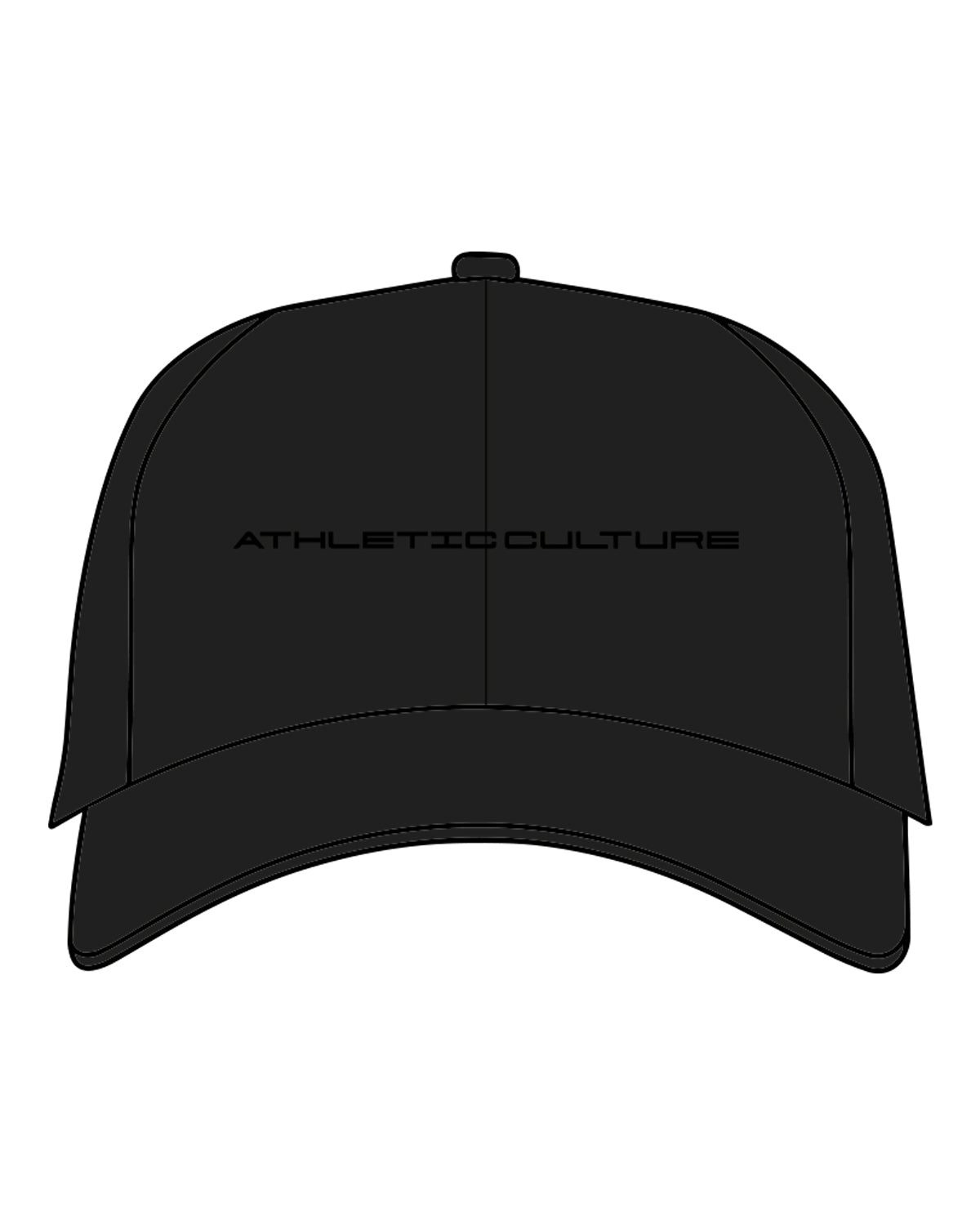 The Dad Hat - Black - Athletic Culture - Center - Text - Tone on Tone