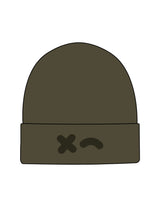 The Beanie - Army - Rumble - Center Brim - Embroidered - Tone on Tone