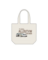 The Tote Bag - Natural - VW Car Show - Front Stacked - "Vintage Cars" Logo - Printed - Full Color