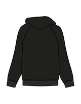 The Womens Hoodie - Black - ZENERGY CYCLING - Center Chest - Embroidered - Tone on Tone
