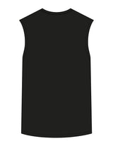 The Mens Classic Tank - Black - Rebel Ride - Left Chest Icon - Printed - Blue