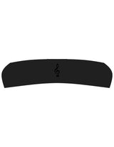 The Headband - Black - SOUL YOGA - Center Brim - Printed - Tone on Tone
