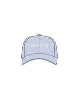 The Dad Hat - Light Blue - Mantra - Center Crown & Back Panel - Embroidered - White