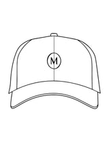 The Dad Hat - White - Forme Barre Nantucket - Center Crown & Back Panel - EMB - Black