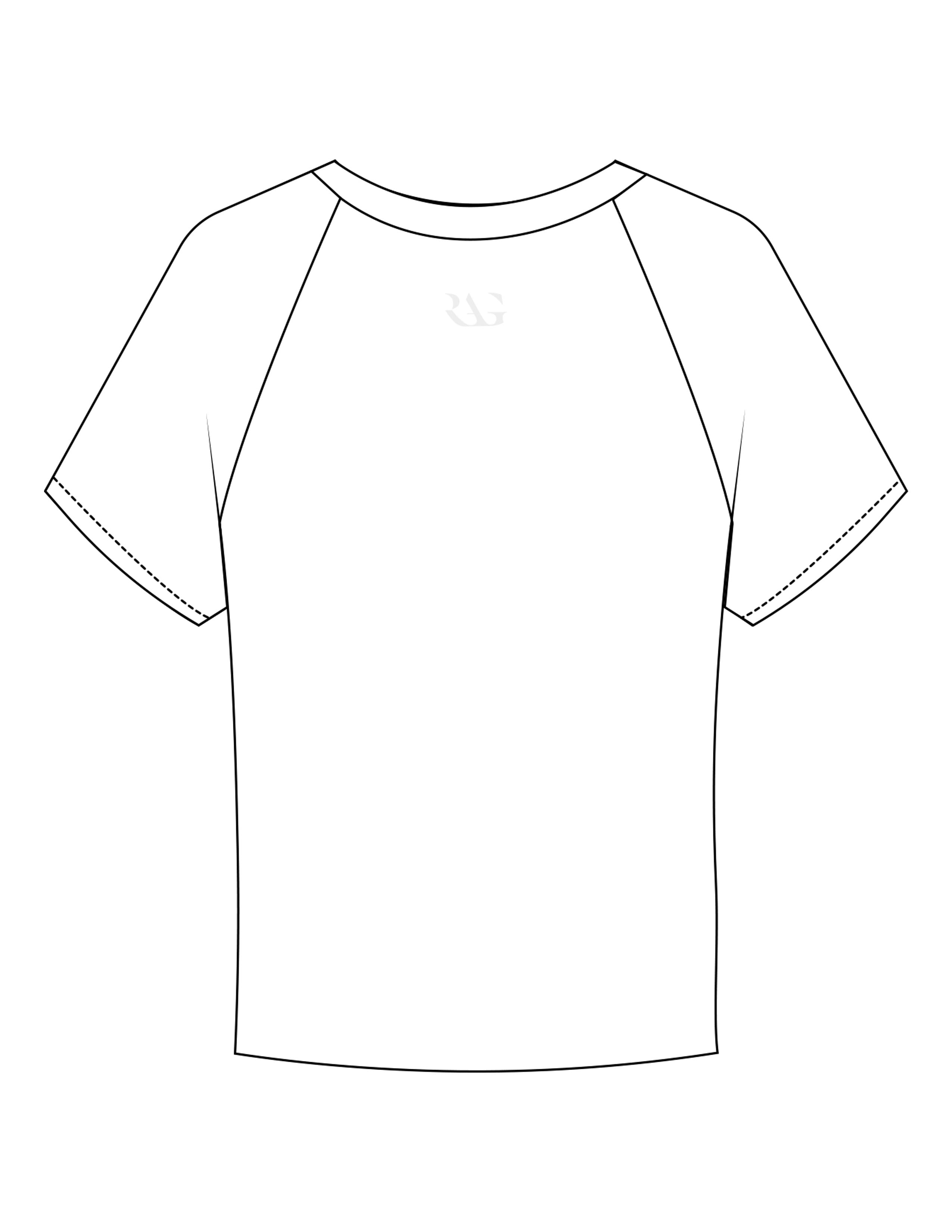 The Ribbed Baby Tee - White - RAG Collaborative - Back Neckline - Embroidered - Tone on Tone